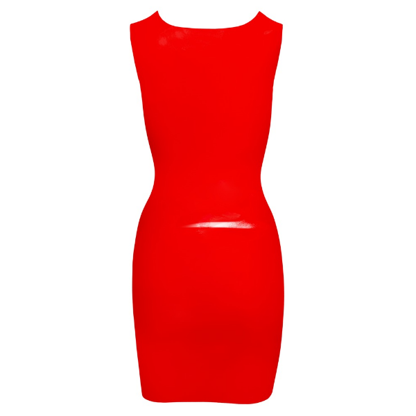 The LateX - Latex Mini Dress - Red