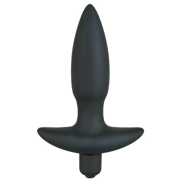 Black Velvets Butt Plug Vibrator - 13cm